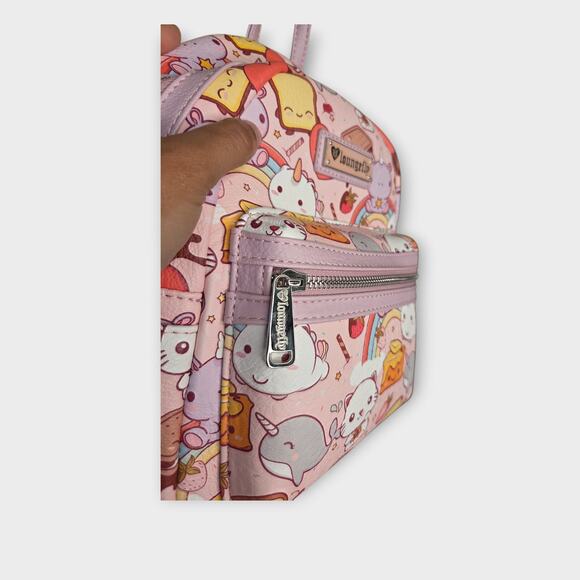 Loungefly x Smoko Sweet Treats Mini Backpack Pink Elodie Nari 10x11